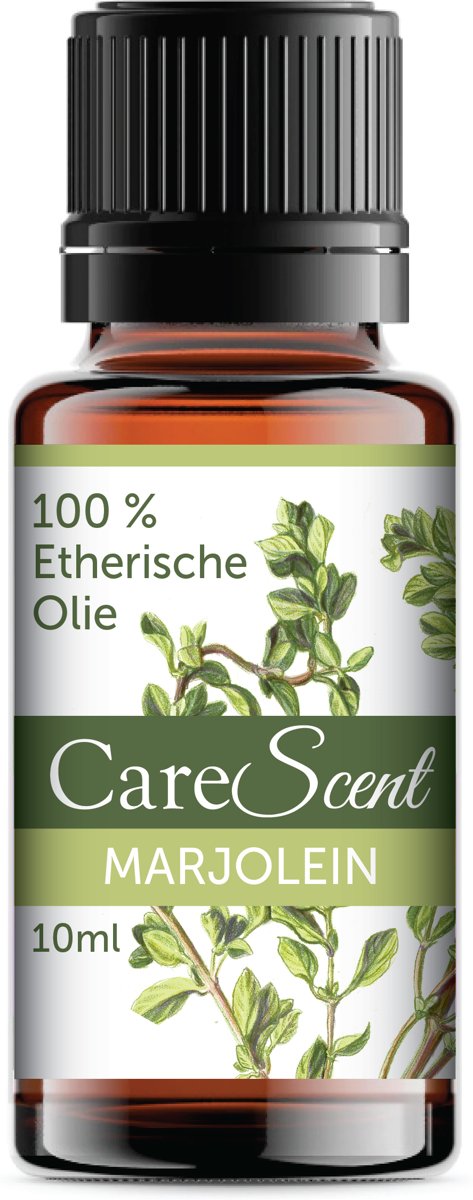Foto van CareScent Etherische Marjolein Olie | Essentiële Olie voor Aromatherapie | Geurolie | Aroma Olie | Aroma Diffuser Olie | Marjolein Olie - 10ml