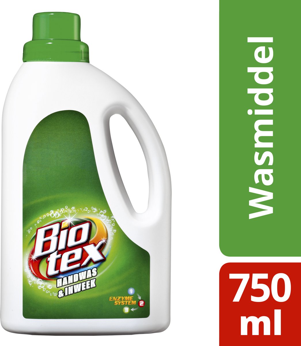 Foto van Biotex Handwas & Inweek Vloeibaar - 750 ml - Wasmiddel