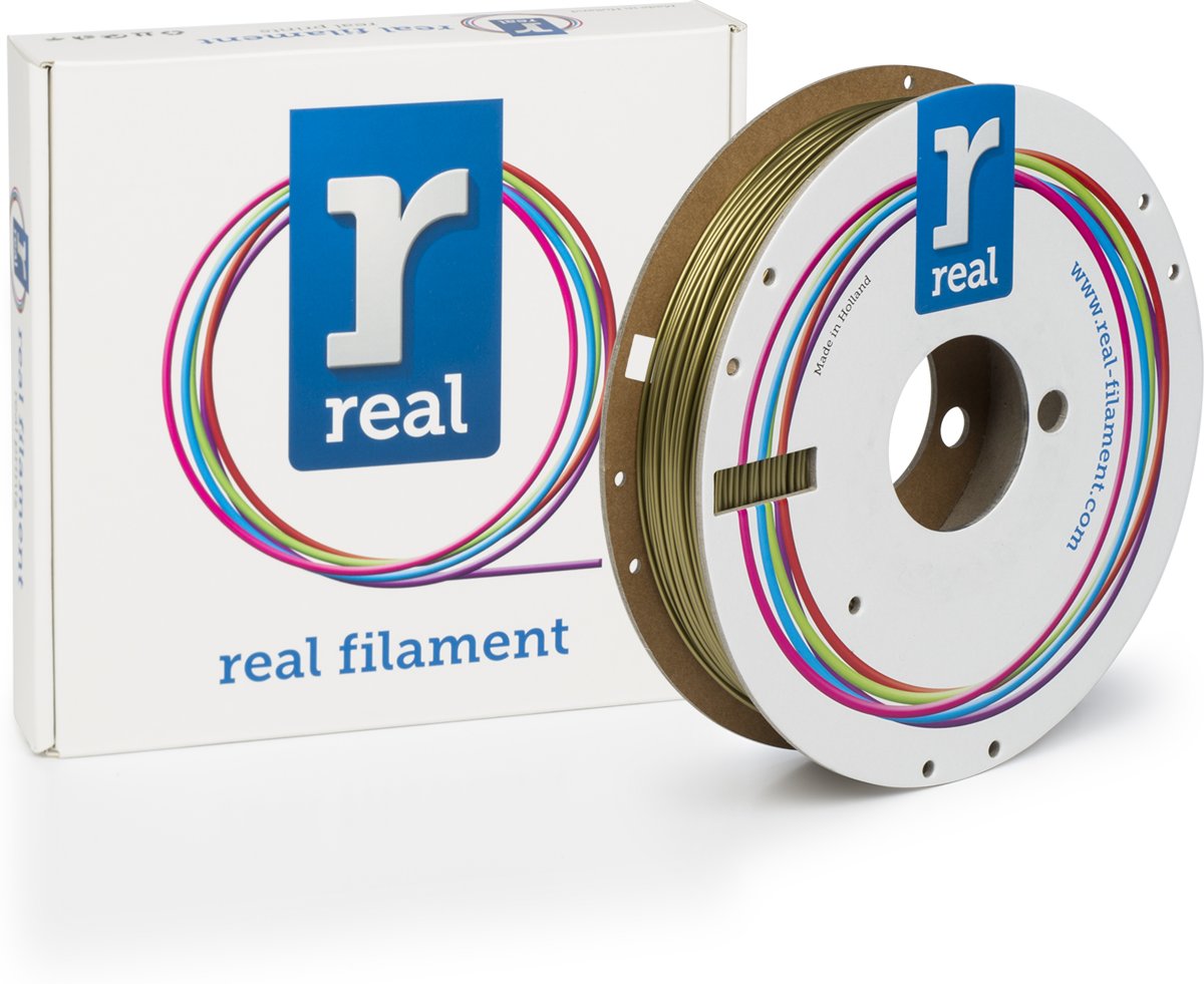 REAL Filament PLA goud 1.75mm (500g)