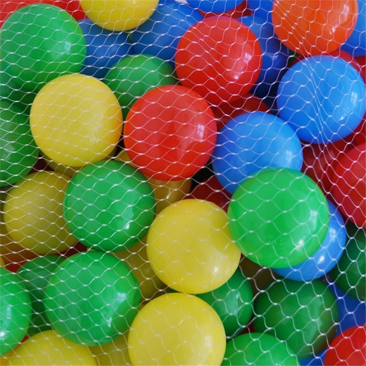 Ballenbakballen, Ballenbak, gekleurde ballen, 1000 stuks