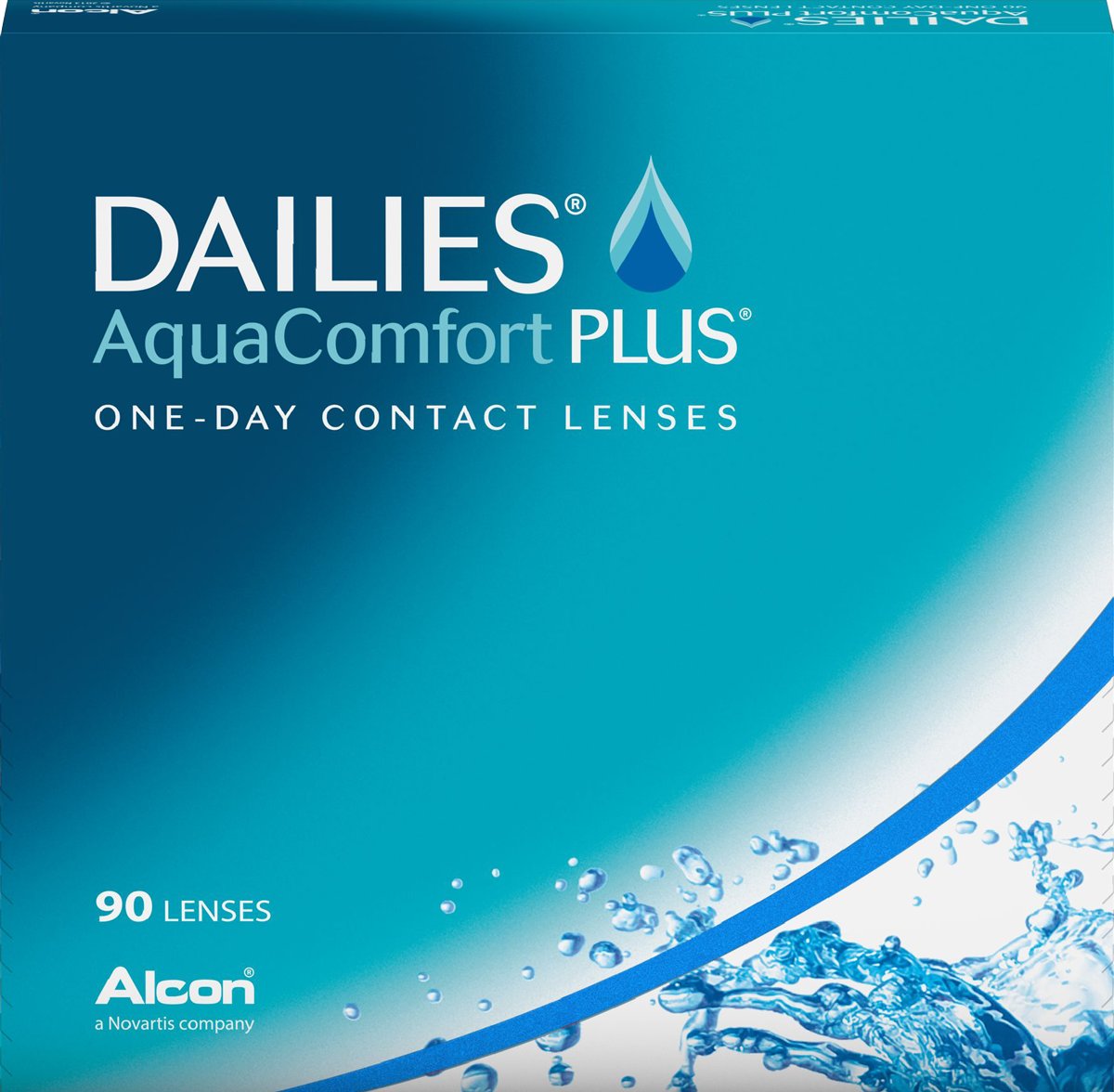 Foto van -10.50 Dailies Aqua Comfort Plus - 90 pack - Daglenzen – Contactlenzen