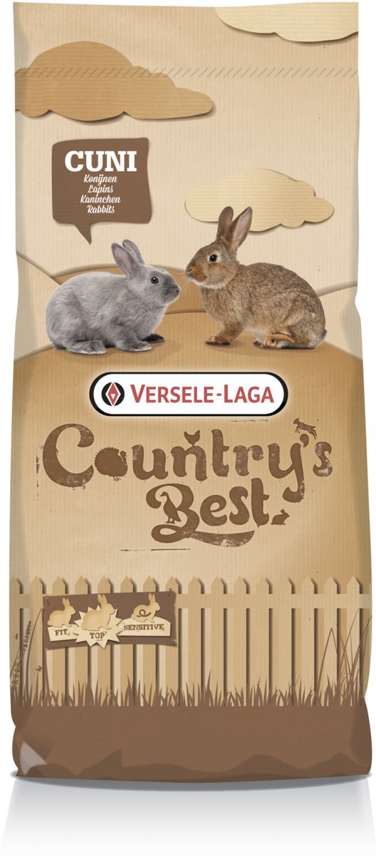 Versele-laga country's best cuni fit pure - konijnenkorrel