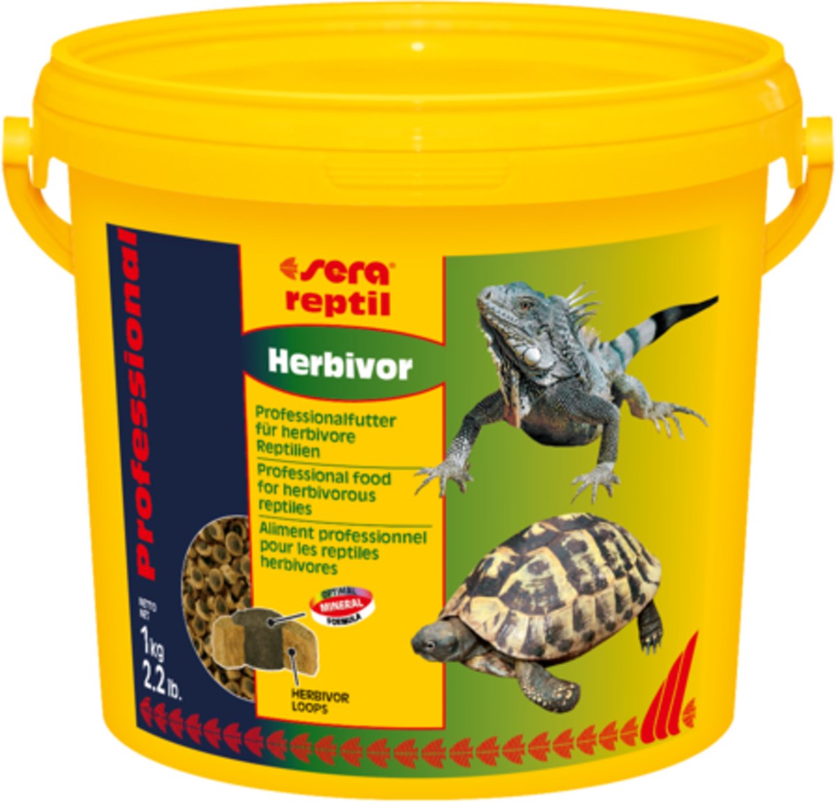 Sera Reptiel proffesional herbivor 3800ml schildpadvoer leguaan