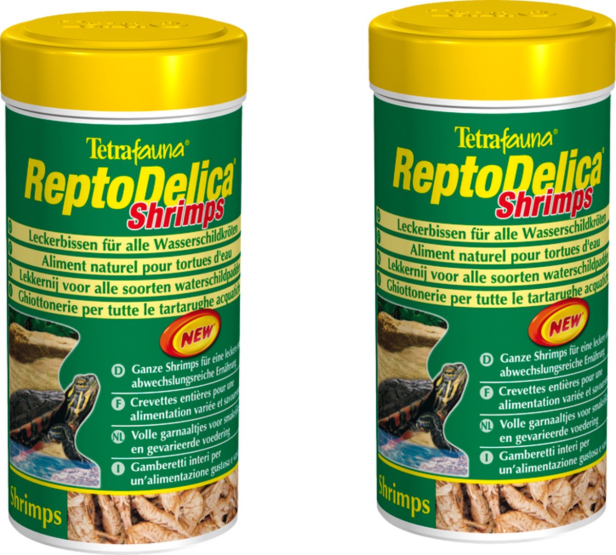 Tetra Fauna voordeelverpakking 2 stuks Reptodelica Shrimps 250 ml garnalen