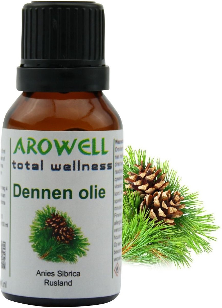 Foto van Arowell - Dennen etherische olie - 15 ml (Abies Sibirica) - geurolie - sauna opgiet