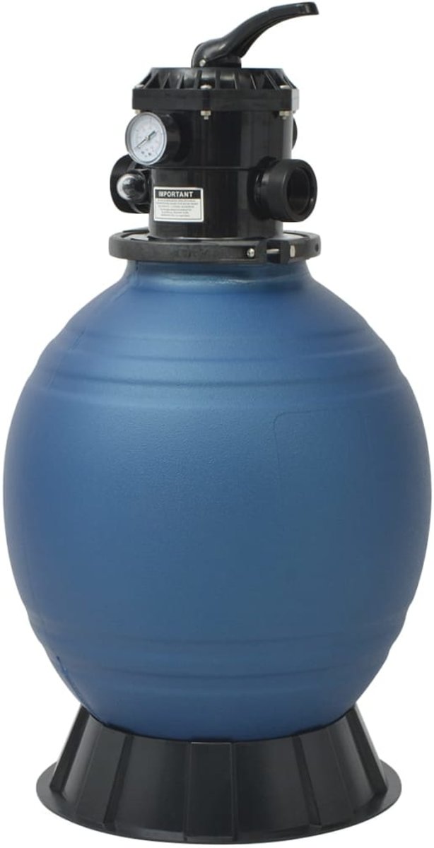 vidaXL Zwembad zandfilter 18 inch/460 mm rond blauw