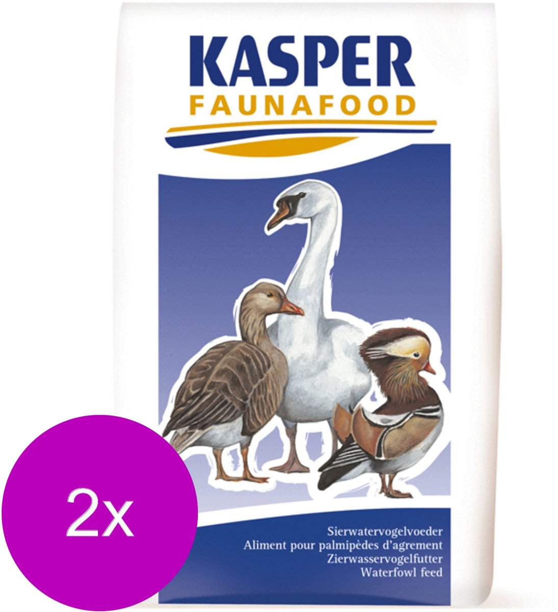 Kasper Faunafood Eendengraan - Pluimveevoer - 2 x 20 kg