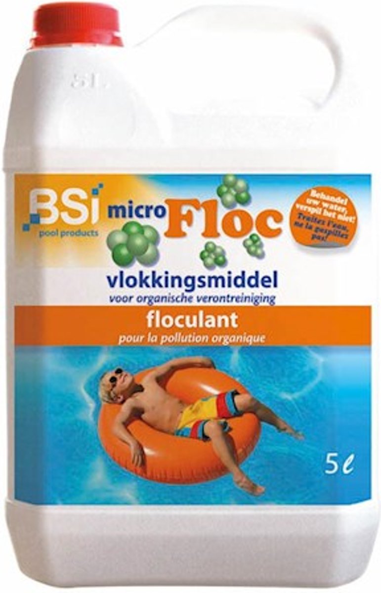 Micro floc 5 L - vloeibare flocculant voor organische verontreiniging