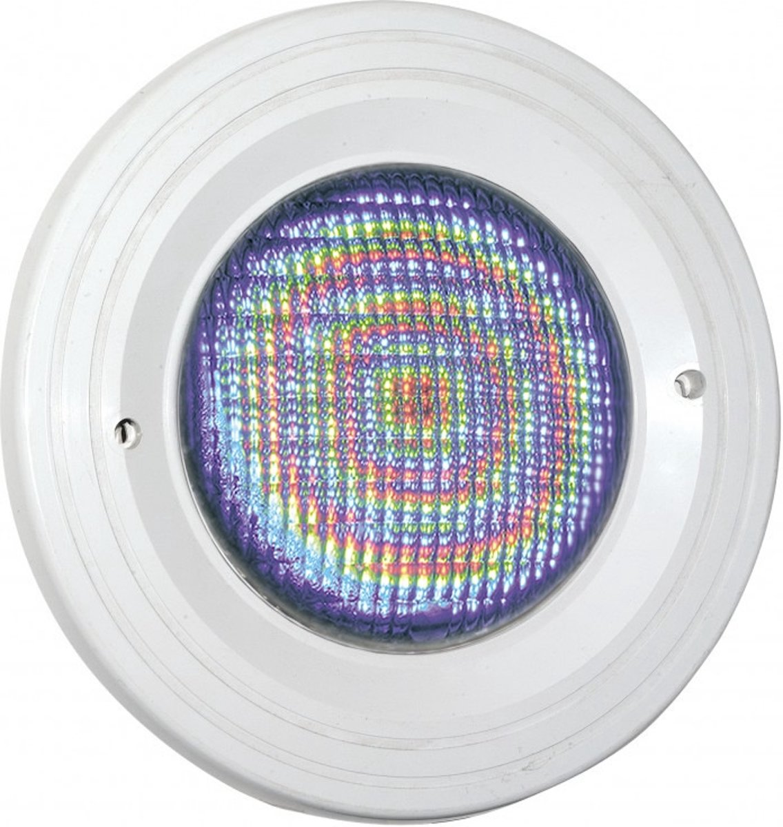 Zwembadlamp LED (kleur) + inbouwset Aquareva wit