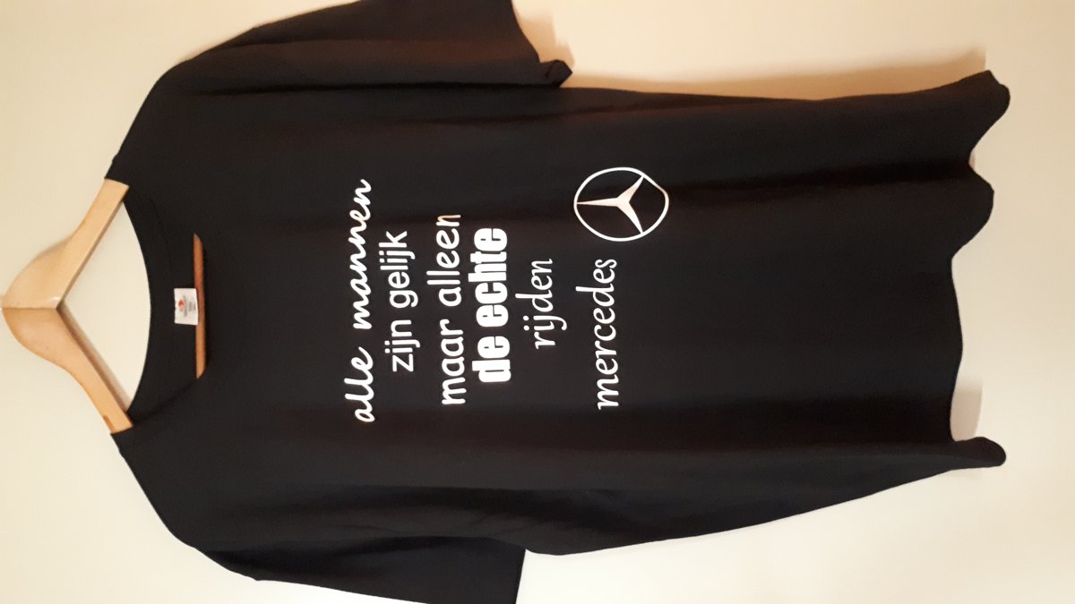 Mercedes shirt zwart maat XXL