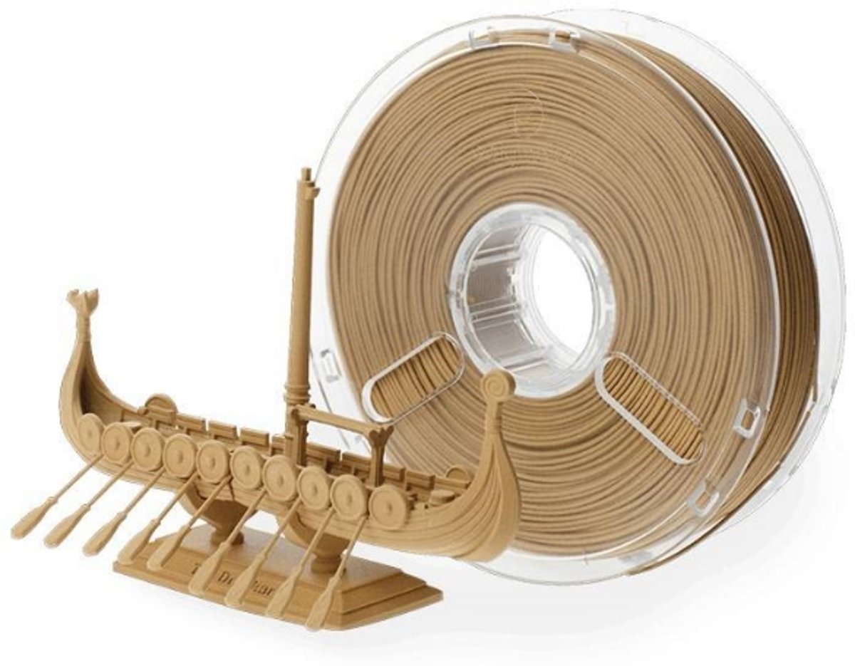 Polywood beste houtimitatie filament voor 3D-printer 1.75 mm (0.6 kg)