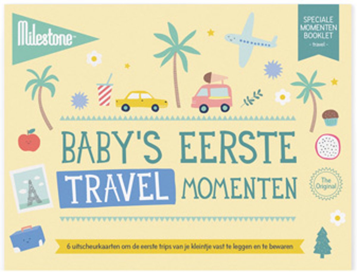Milestone® Special Moments Booklet - Baby's eerste reis momenten