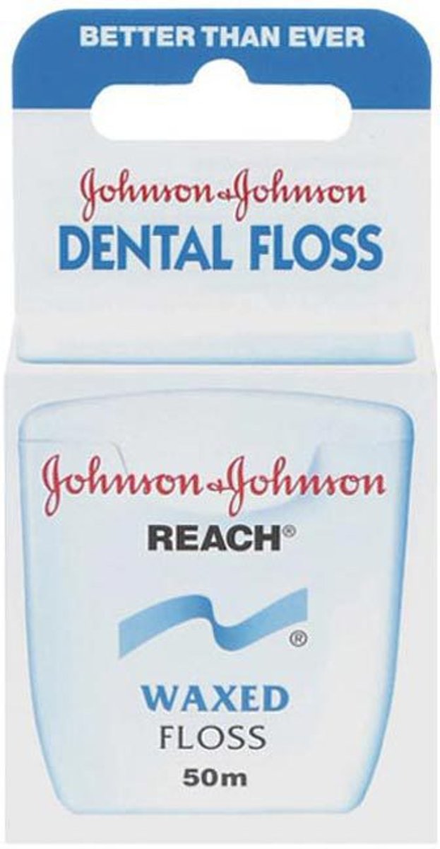 Foto van Johnson & Johnson Reach Dental Waxed Floss - 50 m - Flosdraad