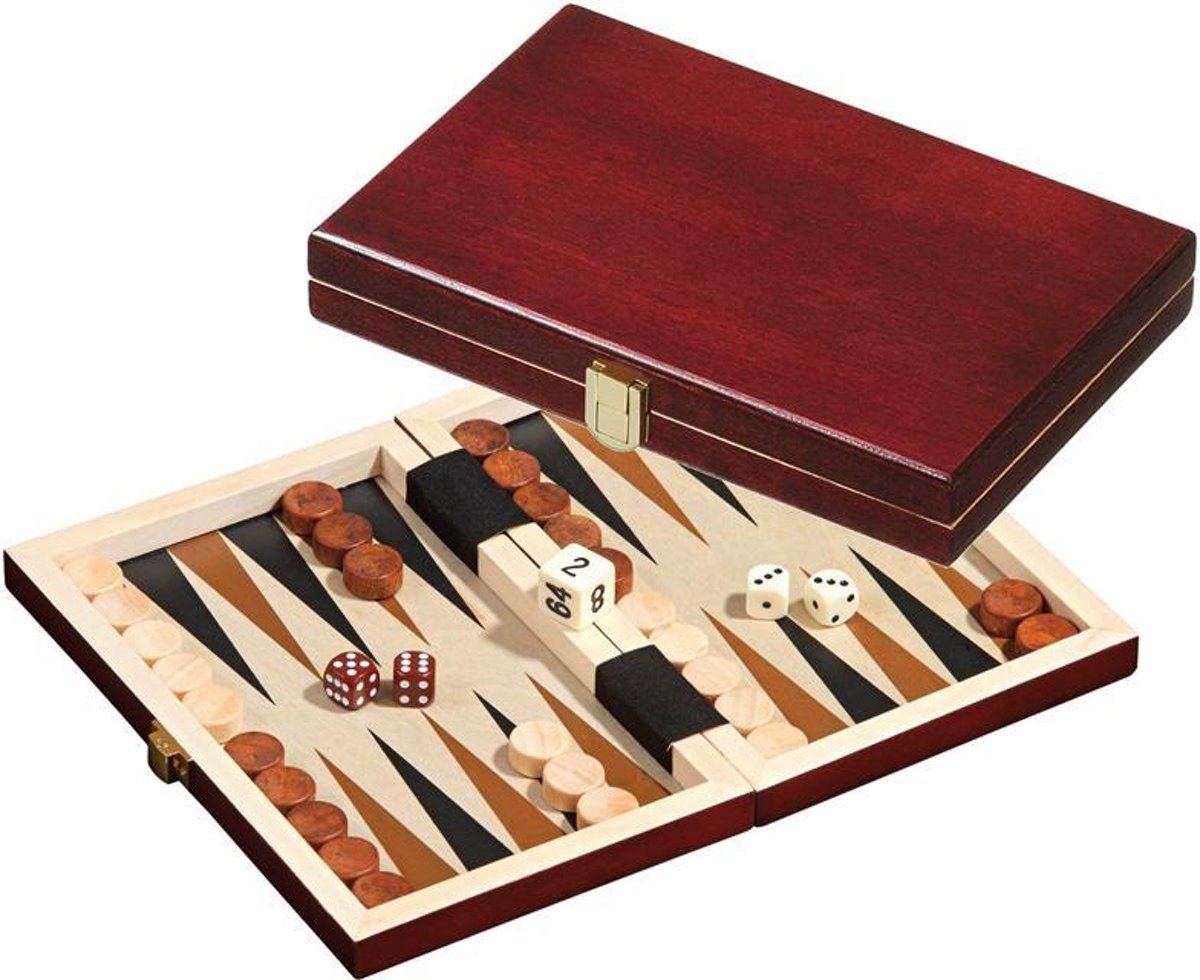 Philos Reis Backgammon cassette Saloniki -19 x 12.5 x 3 cm