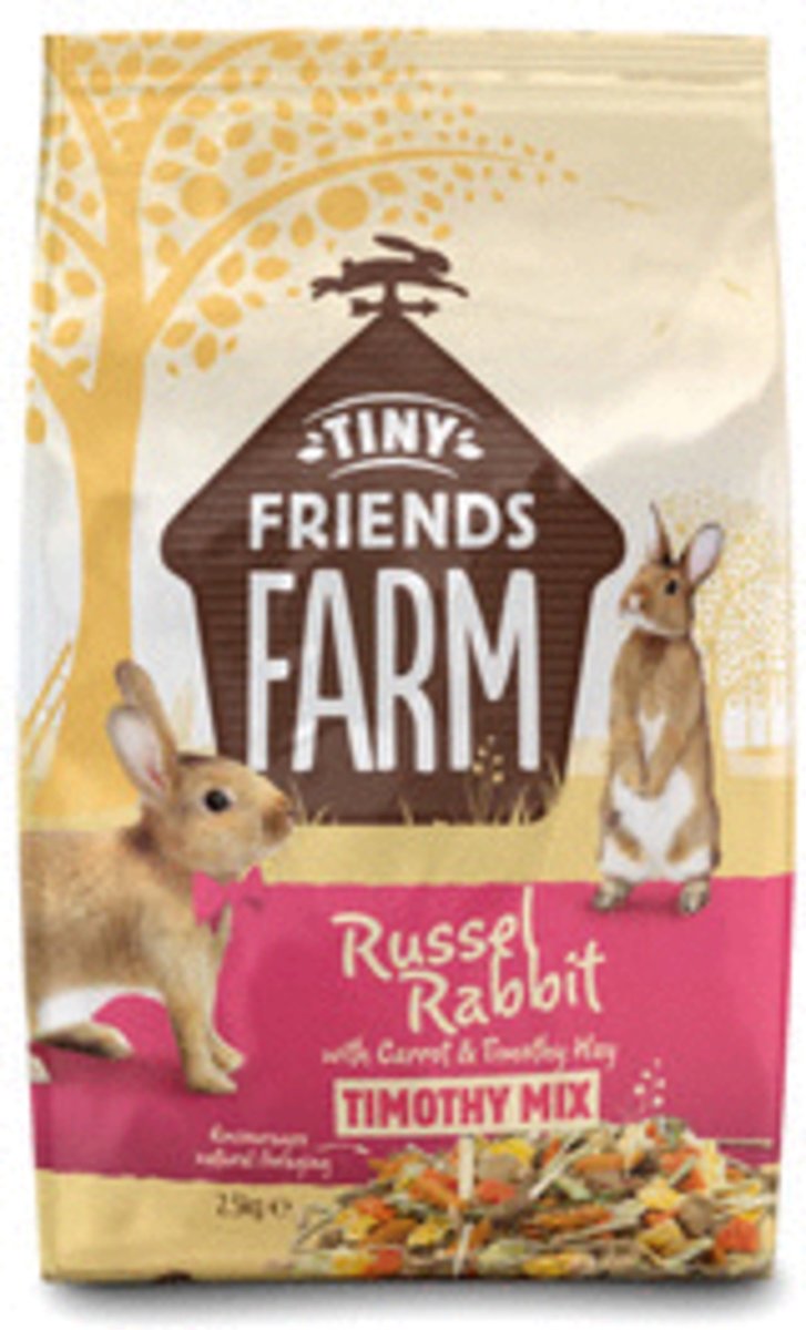 Supreme Tiny FARM Friends Carrot Konijnenvoer - 2.5 kg
