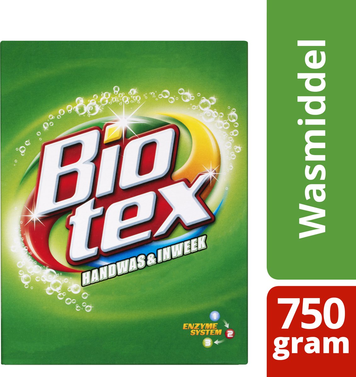 Foto van Biotex Handwas & Inweek Waspoeder - 750 g - Wasmiddel