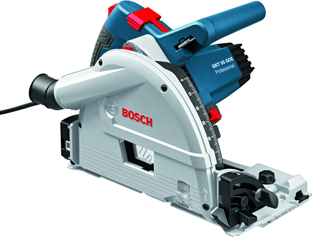 Bosch Professional GKT 55 GCE Cirkelzaag - 1400 Watt - 57 mm zaagdiepte - Inclusief zaagblad