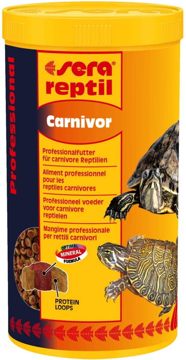 Sera reptiel schildpadvoer Carnivor 1000ml