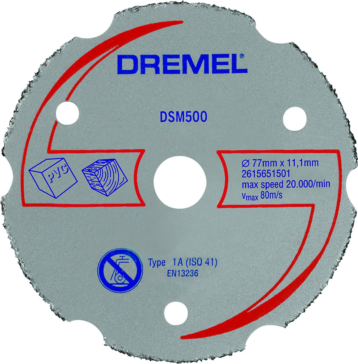 Dremel DSM20 carbide-snijschijf voor metselwerk - DSM500