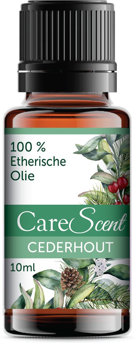 Foto van CareScent Cederhout Etherische Olie | Essentiële Olie | Geurolie | Aroma Olie | Aroma Diffuser Olie | Aromatherapie - 10ml