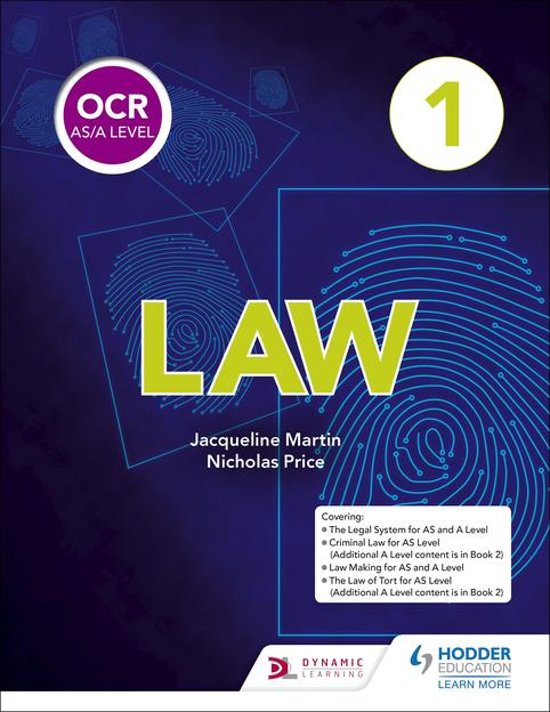 OCR AS&sol;A Level Law Book 1
