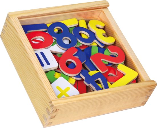 Afbeelding van het spel Viga Toys - Magnetische Cijfers en Rekentekens - 37 stuks