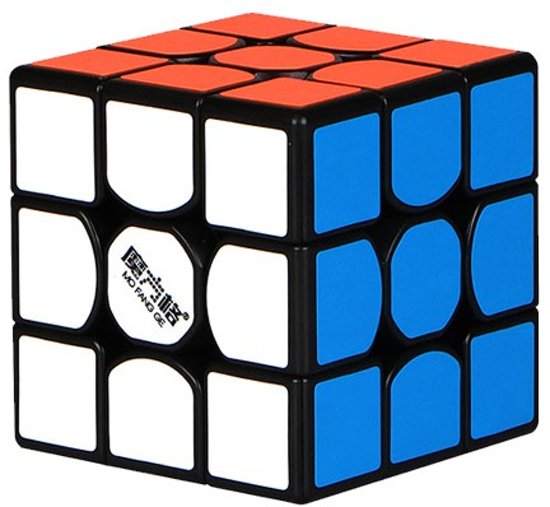 Afbeelding van het spel Qiyi - The New Thunderclap - 3x3x3 Speedcube - Zwarte kubus - incl. gratis verzenden