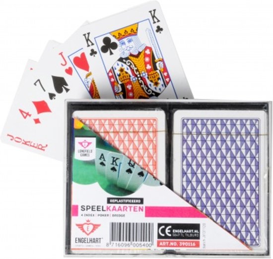 Afbeelding van het spel Longfield Games 2 Pakjes Speelkaarten
