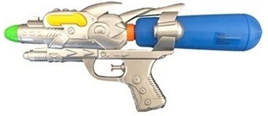 2x Waterpistolen blauw 31 cm - Speelgoed watergeweren - Waterguns