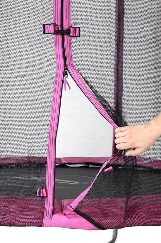 Trampoline met veiligheidsnet Plum Junior roze 6ft