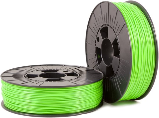 PLA 1,75mm green fluor 0,75kg - 3D Filament Supplies