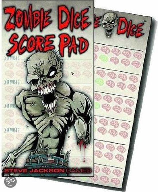Afbeelding van het spel Zombie Dice Score Pad