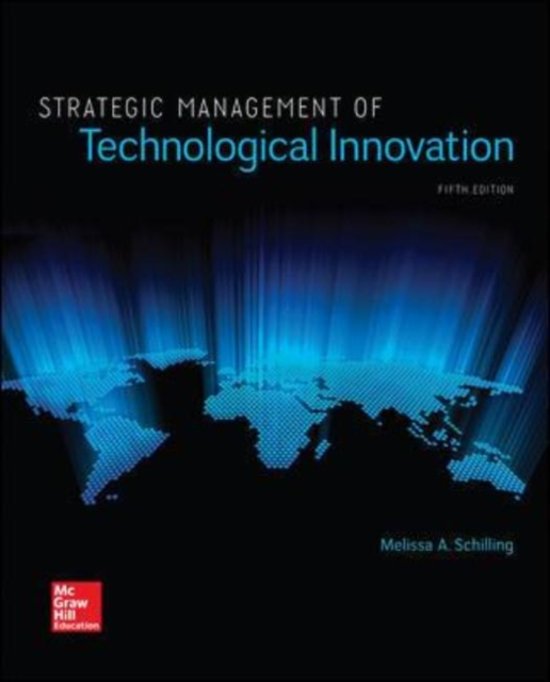Test Bank for Strategic Management of Technological Innovation 7th Edition Schilling