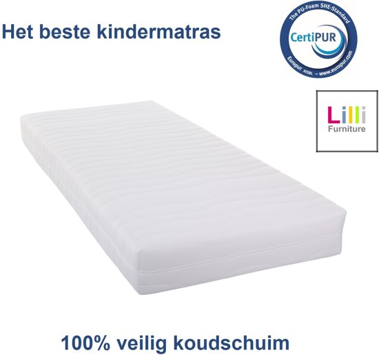 Kindermatras - veilig en gecertificeerd - 100nachten proefslapen - 90x200cm