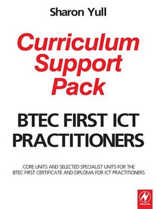 BTEC First ICT Practitioners Curriculum Support Pack