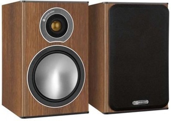 Monitor Audio Bronze 1 - Walnoot - Boekenplank Speaker