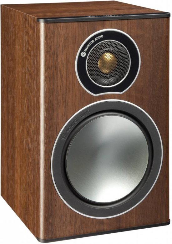 Monitor Audio Bronze 1 - Walnoot - Boekenplank Speaker
