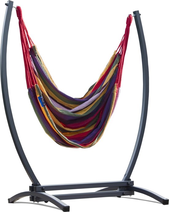 Potenza Gazela - Stabiele hangstoelstandaard met Extra grote hangstoel,  Hangstoelset