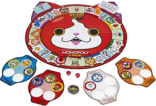Thumbnail van een extra afbeelding van het spel Monopoly Junior Yo-kai Watch - Kinderspel