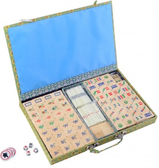 Afbeelding van het spel Longfield Games Mahjong Kunststof Urea Stenen