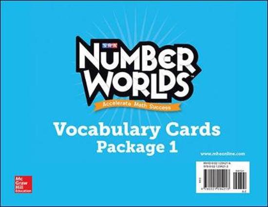 Afbeelding van het spel Number Worlds, Levels A-e, Vocabulary Cards