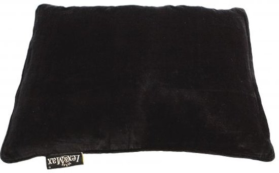 Lex & max emma kattenkussen rechthoek  60x45cm zwart