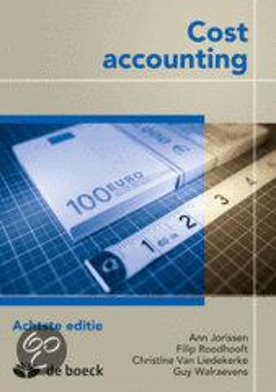 Management accounting: Voorbeeld examenvragen & antwoorden 2020-2021