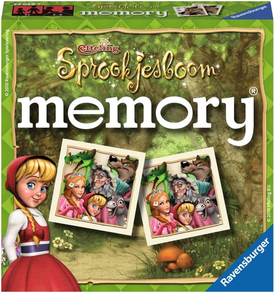 Afbeelding van het spel Ravensburger Efteling Sprookjesboom mini memory®