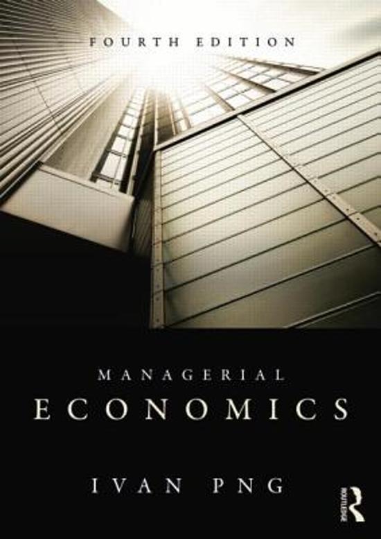 Key take-aways managerial economics