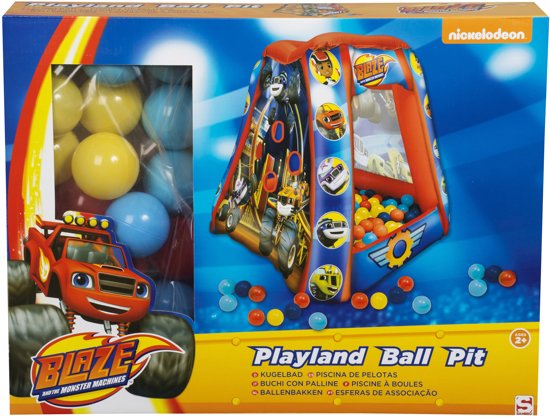 Blaze Playland Square Ball Pit with 20 Balls