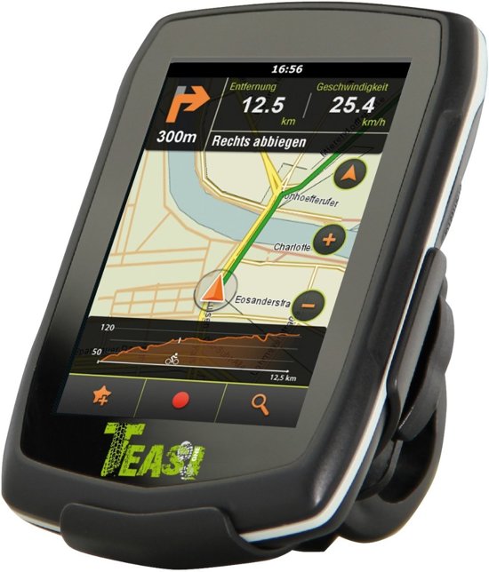 ARival Teasi One GPS Fietsnavigatie Zwart