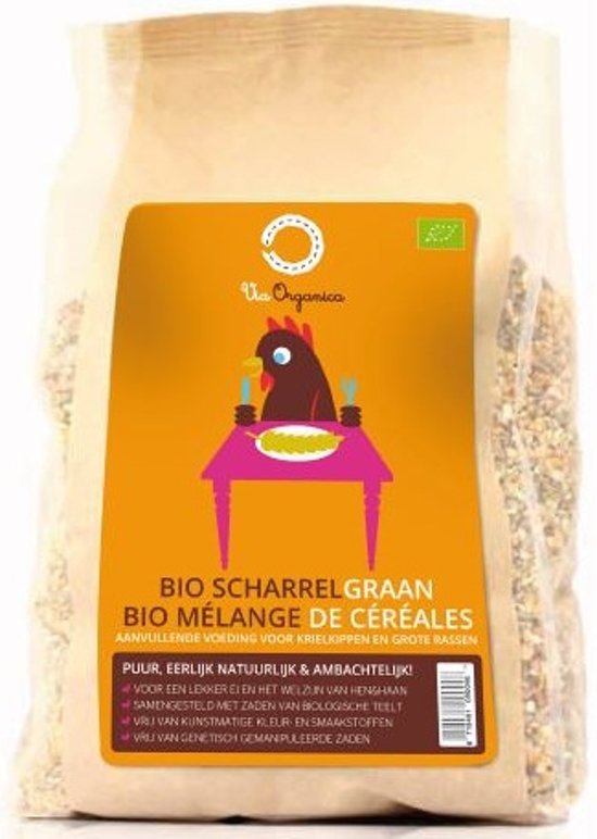 Bio Scharrelgraan 12,5kg - biologisch kippenvoer