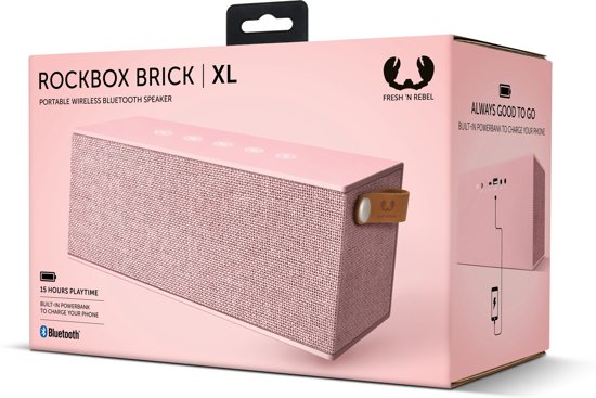 Fresh 'n Rebel Rockbox Brick XL Bluetooth Speaker Fabriq Edition