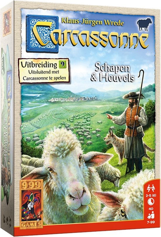Carcassonne: Schapen & Heuvels Bordspel - Nieuwe editie